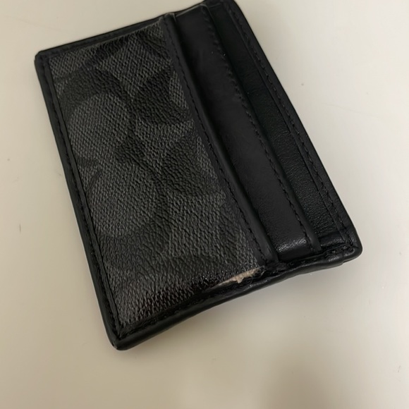 COACH Black Wallet * Used* B/O - Picture 4 of 4